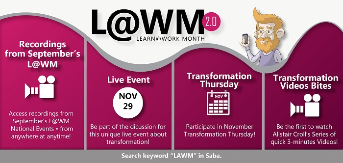 L@WM LAWM LAWW Learn@Work Month Learn@Work Week Learn at work month Learn at work week Learn at work Learn@work