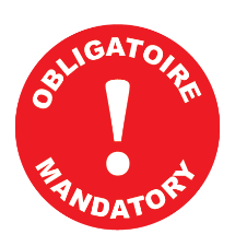 obligatoire ! mandatory