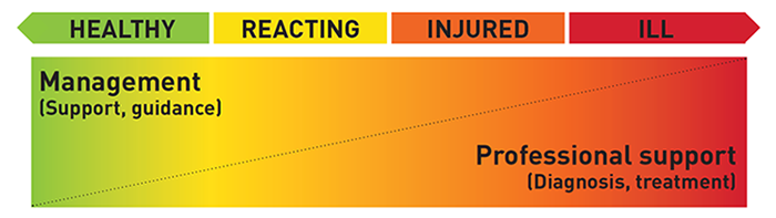 image of management and professional support in mental health