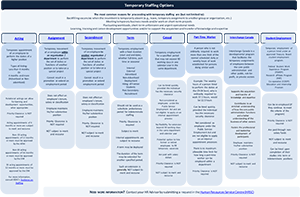 Temporary staffing options