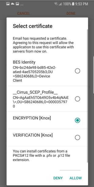 encryption knox