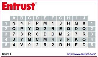 sample of Entrust eGrid