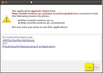 The application AppGate Client from ...