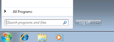 Start and click Log off