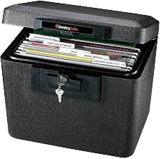 SentrySafe 1170BLK 1/2 Hour Fireproof Security File