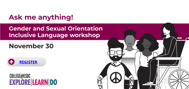 Gender and Sexual Orientation Inclusive Language workshop