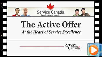 The Active Offer - At the Heart of Service Excellence