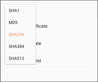 SHA 256 bit algorithme