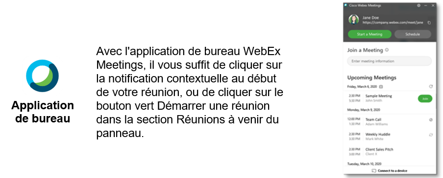 Application de bureau - longue description ci-dessous