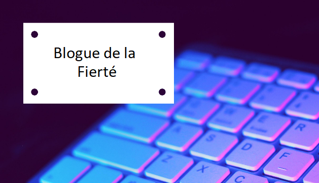 image clavier blogue fierté