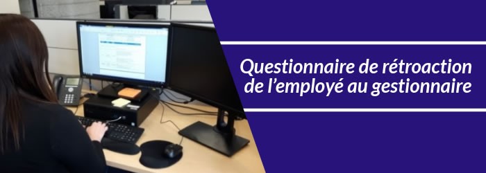 questionnaire de retroaction de l'employe au gestionnaire