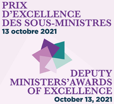 Prix d'excellence des sous-ministres 13 octobre 2021